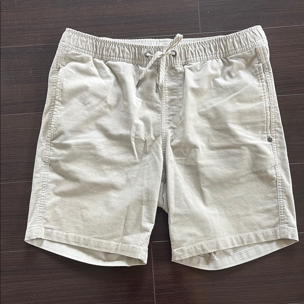 Beige Vuori Shorts